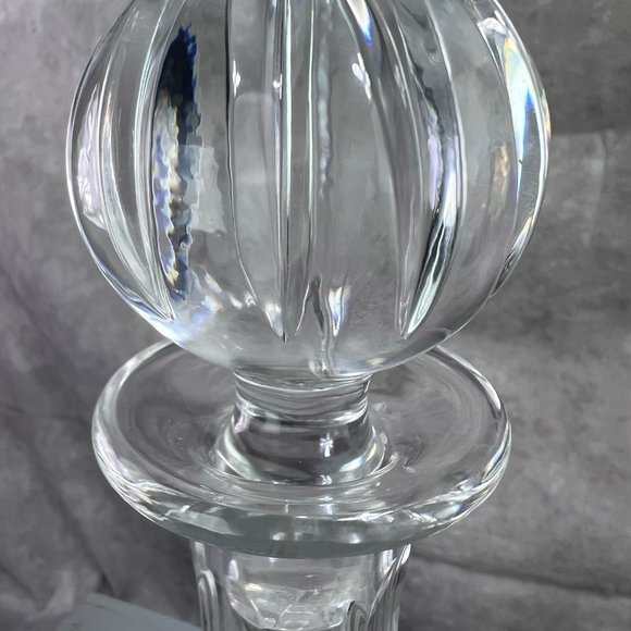 Vintage Block Crystal Olympic Ships Decanter   Full Lead Handcut  Poland - Picture 12 of 13